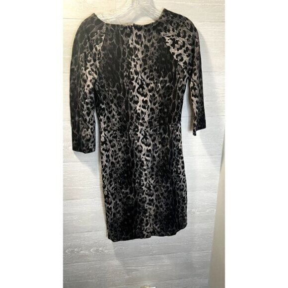THE LIMITED Womens 3/4‎ Sleeves Animal Print Bodycon Dress - Picture 4 of 6